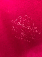 品番1218　フェルトハット　ウールハット　Lancaster　ランカスター　ピンク　帽子　ハットバンド　レディース　ヴィンテージ　金沢店
