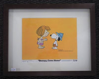 品番0977-2　PEANUTS　Snoopy,Come Home　スヌーピーの大冒険　1972年　ヴィンテージポスター　額装