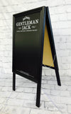 品番0514　サインボード　GENTLEMAN JACK　ジェントルマン ジャック　スタンド　壁掛　看板　ブラック　アメリカン雑貨　金沢店