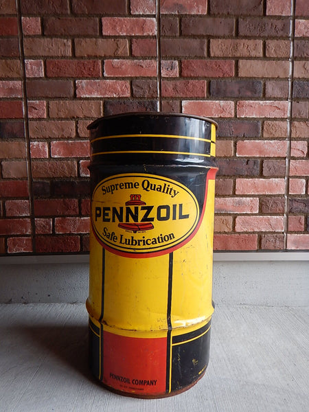 品番0778　ペンズオイル缶　PENNZOIL　ペンゾイル　空缶　スチール　ヴィンテージ　千葉店