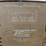 品番0842　ラジオ　ZENITH　ゼニス　インテリア　ディスプレイ　ヴィンテージ　金沢店