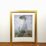 品番2402　アート　 MADAME MONET AND HER SON　1875年　Claude Monet　クロード・モネ　額装　ヴィンテージ　金沢店