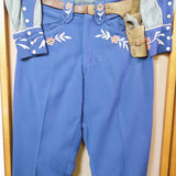 品番0013　アート　ウエスタンシャツ・パンツ　40's　BUCK BERNIE　カウボーイ　額装　ヴィンテージ　インテリア　金沢店