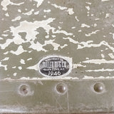 品番0750　米軍　フットロッカー　ミリタリートランク　アーミーボックス　1946年　ヴィンテージ　金沢店