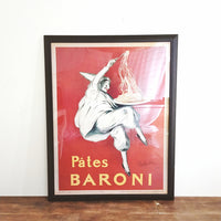 品番0095　ヴィンテージポスター　Pates BARONI　Leonetto Cappiello　レオネット・カッピエロ　1921年　インテリア　金沢店