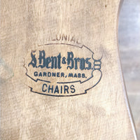 品番0545　コムバックチェア　ファンバックチェア　S. Bent & Bros.　ウィンザーチェア　ダイニングチェア　木製　アンティーク　千葉店