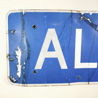 品番0494　ロードサイン　ALT　トラフィックサイン　看板　標識　ヴィンテージ　金沢店