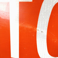 品番0432-1　ロードサイン　STOP　Φ76cm　トラフィックサイン　看板　標識　ヴィンテージ　金沢店