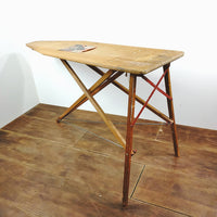品番0460　アイロン台　アイロンテーブル　RID-JID　折りたたみ式　木製　ヴィンテージ　金沢店