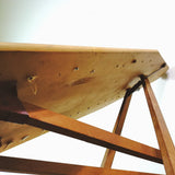 品番0460　アイロン台　アイロンテーブル　RID-JID　折りたたみ式　木製　ヴィンテージ　金沢店