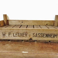 品番0018　チューリップボックス　ウッドクレート　木箱　W.F. LEENEN　オランダ　球根　ヴィンテージ　金沢店