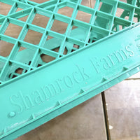 品番3232-1　ミルククレート　グリーン　Shamrock Farms　シャムロック・ファームズ　プラスチックコンテナ　金沢店