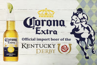 品番0408　サインボード　Corona extra kentucky derby　コロナ エクストラ ケンタッキー ダービー　看板　木製　パネル　ディスプレイ　千葉店