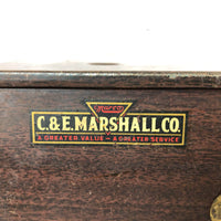 品番6404　時計パーツ 収納棚　Marco Watches Cabinet　C&E Marshall CO　ヴィンテージ　011