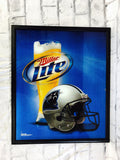 品番0576　サインボード　Miller Lite　NFL パンサーズ　ミラーライトビール　壁掛　看板　アメリカン雑貨　ヴィンテージ