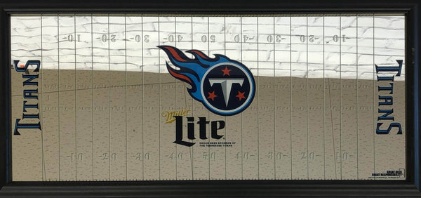 品番0071　パブミラー　Miller Lite＆ TENNESSEE TITANS　ミラーライト　壁掛　NFL　ディスプレイ　アメリカン雑貨　金沢店
