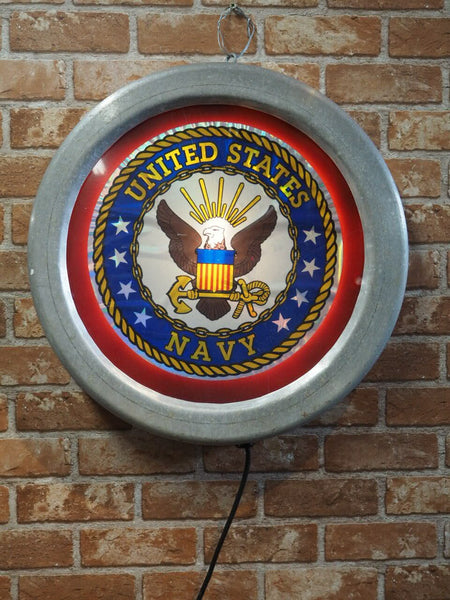 品番0565　ネオンサイン　UNITED STATES NAVY　アメリカ海軍　看板　エンブレム　USN　011