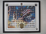 品番0147　NASA　スペースシャトル　エンデバー　超貴重　記念ピンズ　ピンバッジ　全飛行記念　額装