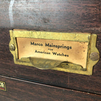 品番6404　時計パーツ 収納棚　Marco Watches Cabinet　C&E Marshall CO　ヴィンテージ　011