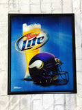 品番0583　サインボード　Miller Lite　NFL バイキングス　ミラーライトビール　壁掛　看板　アメリカン雑貨　ヴィンテージ