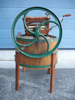 品番1865　木製　手回し洗濯機　19世紀　レトロ　アンティーク　ディスプレイ　ヴィンテージ