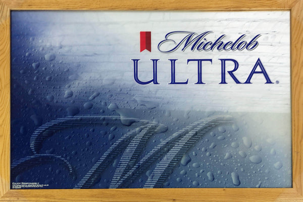 品番0606　パブミラー　Michelob ULTRA　ミケロブ ウルトラ　壁掛　アート　ディスプレイ　アメリカン雑貨