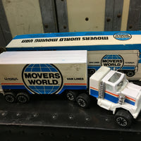 品番0563　U-HAUL  MOVERS WORLD MOVING VAN　トラック　バントレーラー　ヴィンテージ　アメリカン雑貨　外箱付　千葉店
