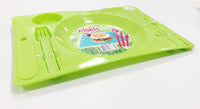品番3616　4ピース付　ピクニックセット　ランチプレート　プラスチック製　アメリカン雑貨