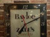 品番4155　アドバタイジングクロック　Baylor ZALE'S　ベイラー ザレス　Wall Clock　ヴィンテージ　千葉店