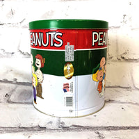 品番4264　スヌーピー　SNOOPY　ピーナッツ缶　PEANUTS GANG　ピーナッツギャング　ブリキ缶　クリスマス　ヴィンテージ　千葉店