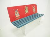品番3691　ミニベンチ　Bench　チェア　長椅子　木製　レトロ　アンティーク