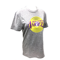 品番0080　アメーバミュージック　Tシャツ　半袖　レイカーズカラー　Mサイズ　ユニセックス　未使用品　金沢店