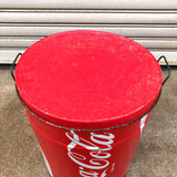品番4163　 コカ・コーラ　Coca Cola  缶　1983年頃　ブリキ缶　ティン缶　レッド　ヴィンテージ　千葉店