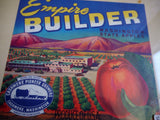 品番3074　Empire Builder　エンパイア ビルダー　額装　ポスター　木製フレーム　アメリカン　ヴィンテージ　金沢店