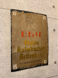 品番1182　ドイツの看板　Signage　サインボード　ヴィンテージ　千葉店