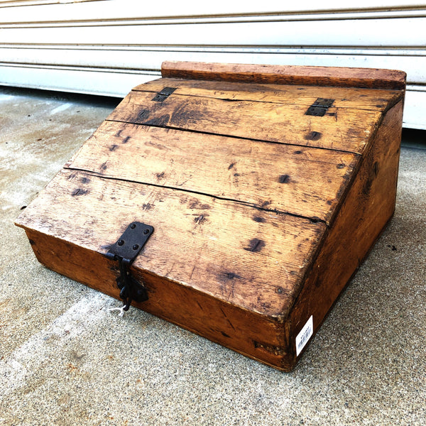 品番1713 ウッドケース ウッドボックス 木箱 蓋付き 1900年カウボーイ