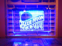 品番5193　ブルームーンデコ　BLUE MOON　サインボード　看板　ウォールデコ　ヴィンテージ　千葉店