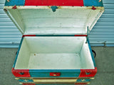 品番2442　トランクボックス　宝箱　船舶用　大型サイズ　木製　trunk box　ヴィンテージ　千葉店