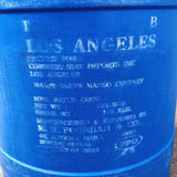 品番4226　ウォータータンク　LOS ANCELES　Water Tank　ドラム　80L　ブルー　取っ手付　ヴィンテージ　金沢店