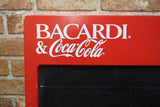 品番0273　サインボード　BACARDI＆Coca-Cola　バカルディ　コカ・コーラ　ヴィンテージ　アメリカン雑貨