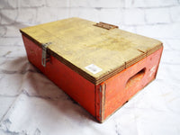 品番1490　木箱　工具箱　ウッドボックス　ウッドケース　ツールボックス　ヴィンテージ　金沢店