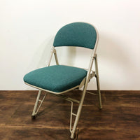 品番1412　フォールディングチェア　折りたたみ椅子　AMERICAN SEATING COMPANY　スチール製　緑　アンティーク　ヴィンテージ　金沢店