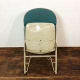 品番1412　フォールディングチェア　折りたたみ椅子　AMERICAN SEATING COMPANY　スチール製　緑　アンティーク　ヴィンテージ　金沢店