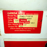 品番1214　LANDA PRESSURE WASHER HOT WATER　ランダ　水圧洗浄機 ケース　ヴィンテージ　金沢店