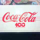 品番2556　ポスター　Coca-Cola CENTENNIAL CELEBRATION　コカコーラ 100周年　ヴィンテージ　金沢店