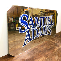 品番0166　大型　パブミラー　SAMUEL ADAMS　サミュエルアダムズ　Boston Beer　壁掛　ヴィンテージ　金沢店