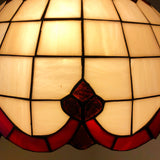 品番1481　ペンダントライト　ステンドグラス　樹脂製　レトロ　吊り下げ照明　アンティーク 　ヴィンテージ
