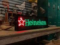 品番0767　Heineken NeonSign　ハイネケン　ネオンサイン　ヴィンテージ　千葉店