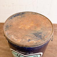品番4101　Morrell's Snow Cap Land　ラード缶　丸缶　ブリキ缶 　ティン缶　プランター　ヴィンテージ　金沢店