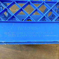品番3232-1　ミルククレート　UNIFIED　プラスチックコンテナ　プラスチックケース　ブルー　コンテナボックス　ヴィンテージ　金沢店